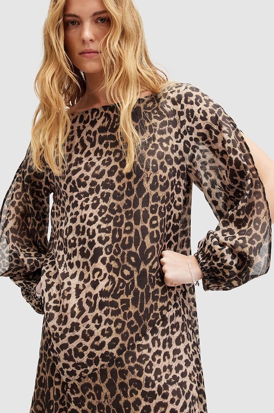 AllSaints rochie JANE LEPPO W177DA multicolor AW24