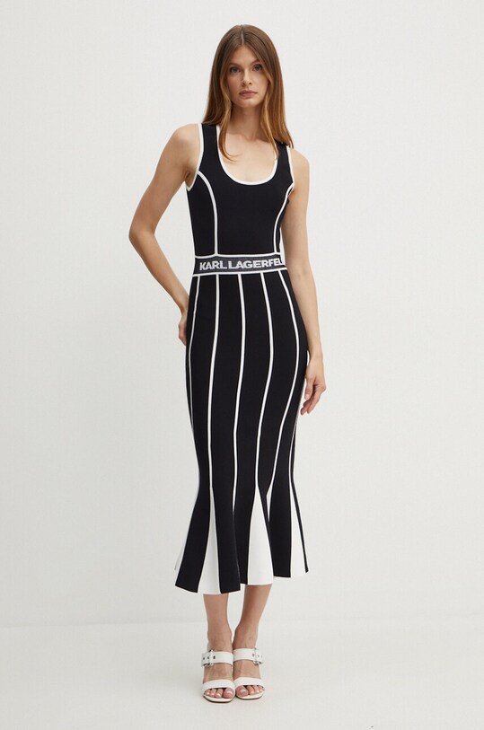 Îmbrăcăminte Karl Lagerfeld rochie 245W1330 negru