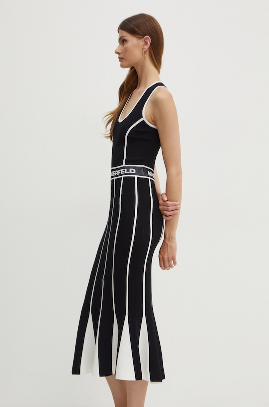 Karl Lagerfeld rochie negru 245W1330