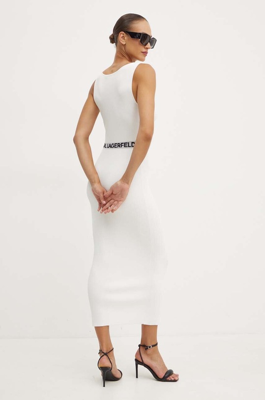 Karl Lagerfeld sukienka casual beżowy 245W1332