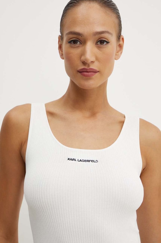 Karl Lagerfeld sukienka beżowy 245W1332