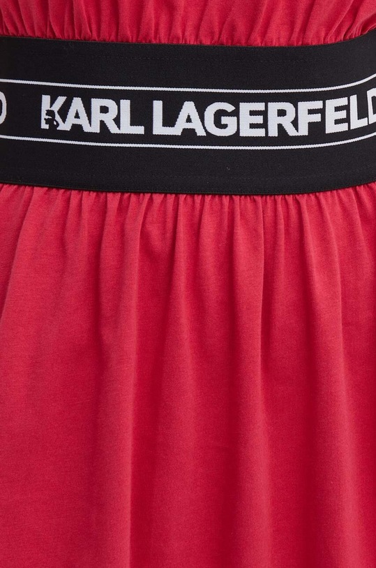 Karl Lagerfeld vestito in cotone 245W1351 rosa