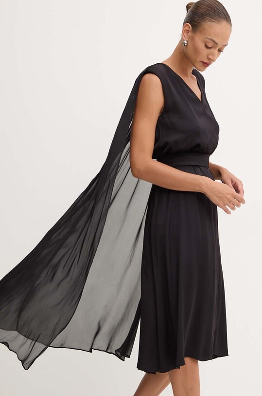 Karl Lagerfeld rochie 245W1300 negru AW24