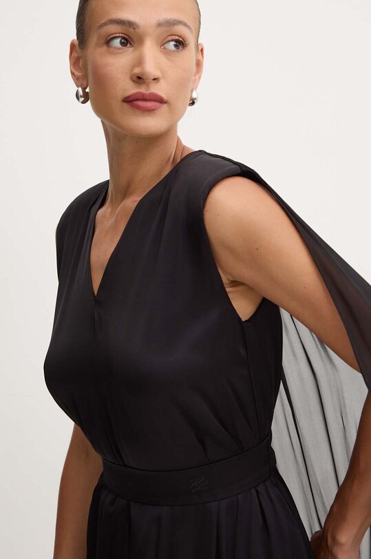 Karl Lagerfeld rochie negru 245W1300