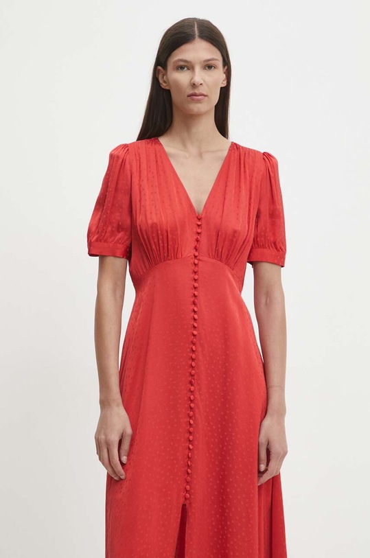 The Kooples sukienka czerwony FROB29043K