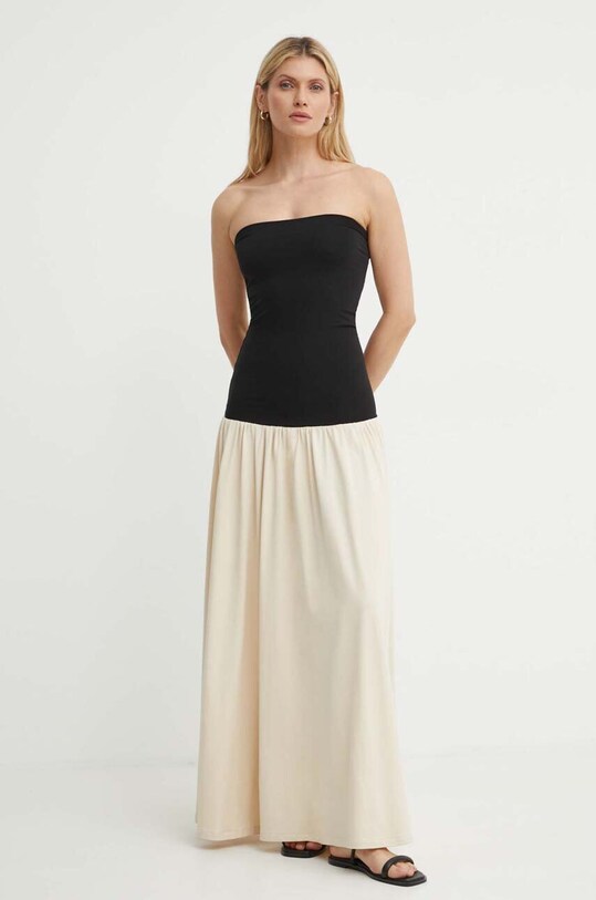 Šaty By Malene Birger MARCIELLA Q72460001 béžová SS25