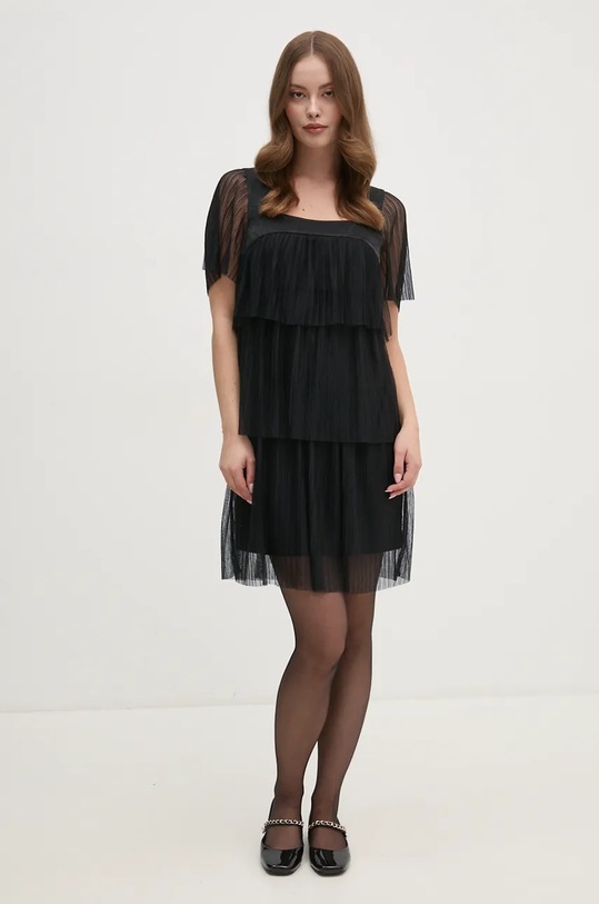 Dkny sukienka P4GD6XPH czarny AW24