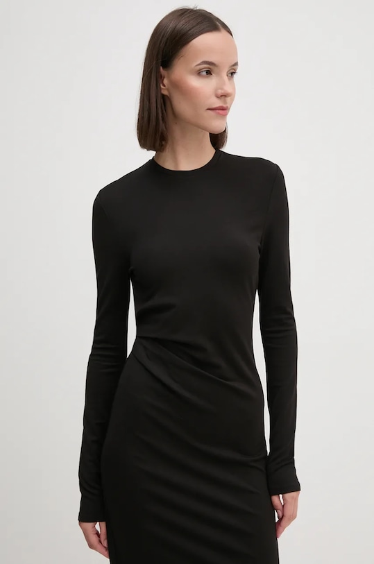 Dkny sukienka czarny D2G4A142