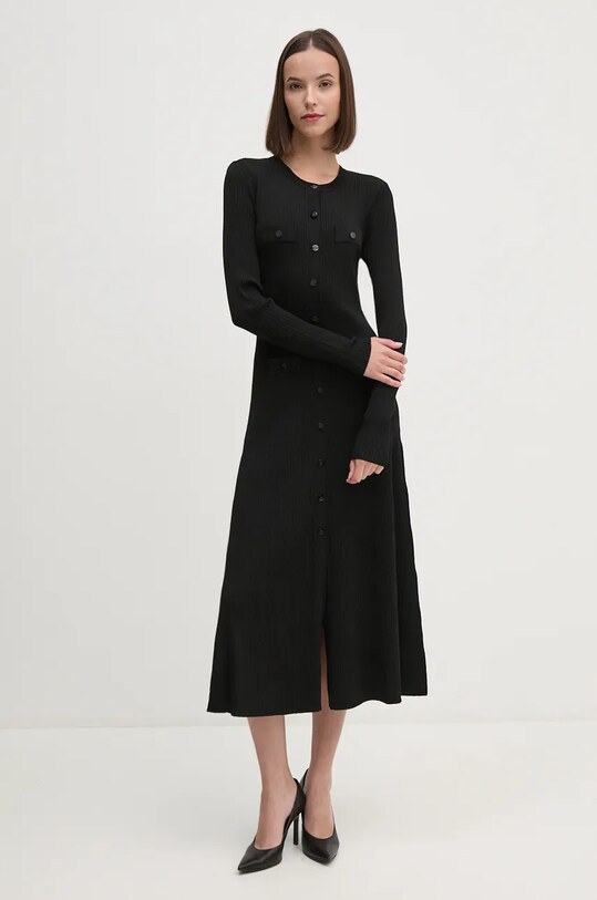Dkny sukienka casual czarny D2G4A108