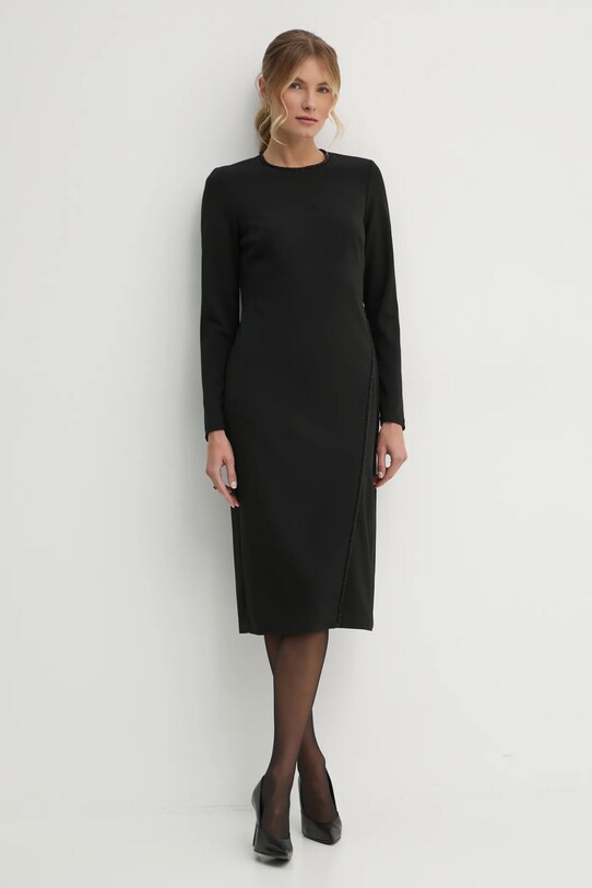 Dkny sukienka DD4H1B60 czarny AW24