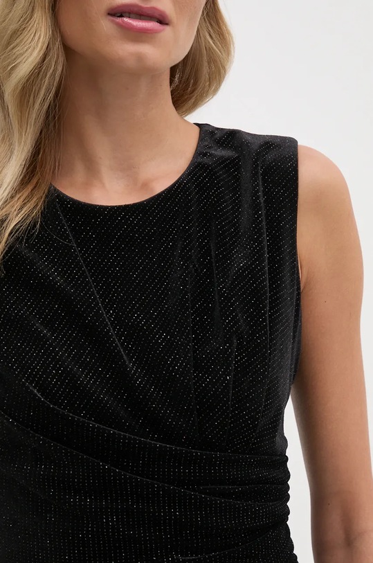 Dkny sukienka welurowa DD4IFB51 czarny
