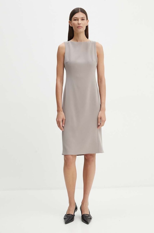 Платье Theory L0109606 бежевый AW24