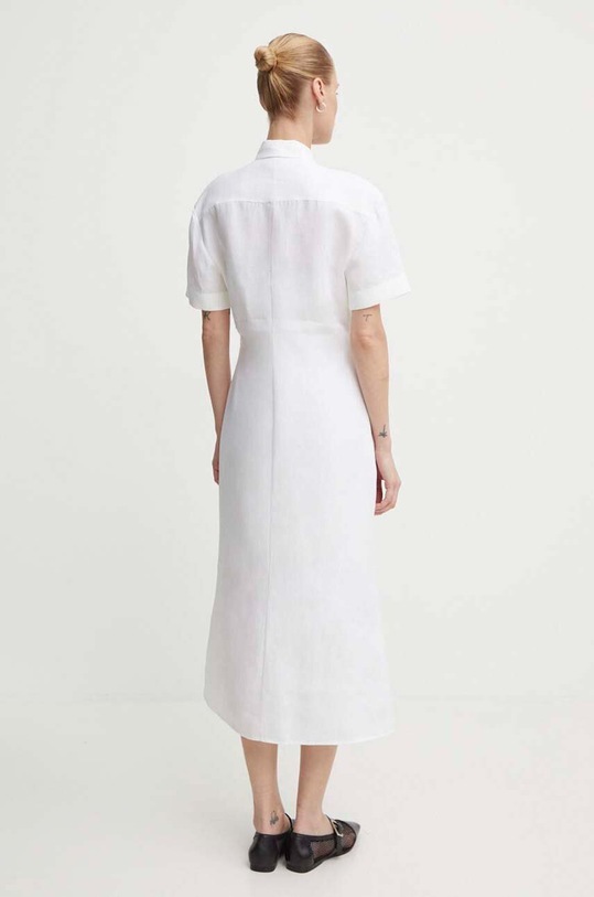 Odzież Theory sukienka lniana O0503614 biały