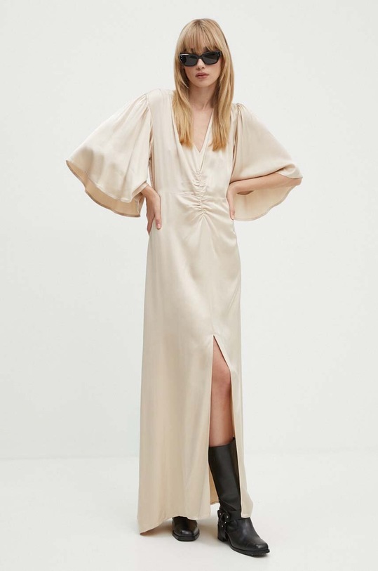 Obleka Gestuz 10909520 bež AW24