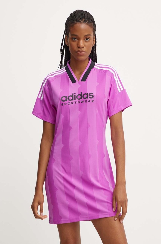 Φόρεμα adidas Tiro στάμπα μωβ IX3501