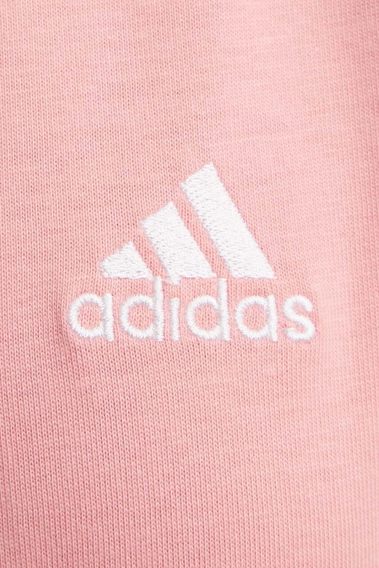 Бавовняна сукня adidas Essentials IY4242 рожевий