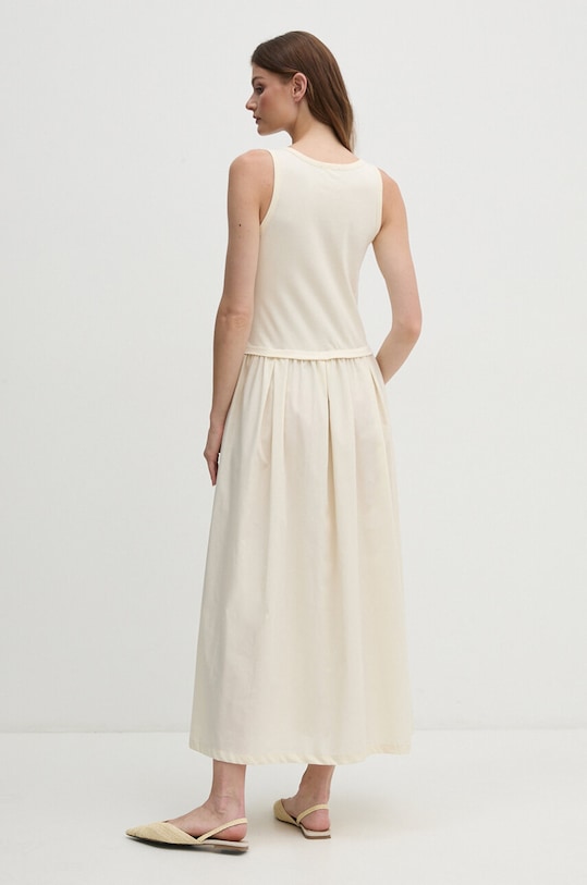 United Colors of Benetton sukienka 4VLDDV0AS beżowy AW24