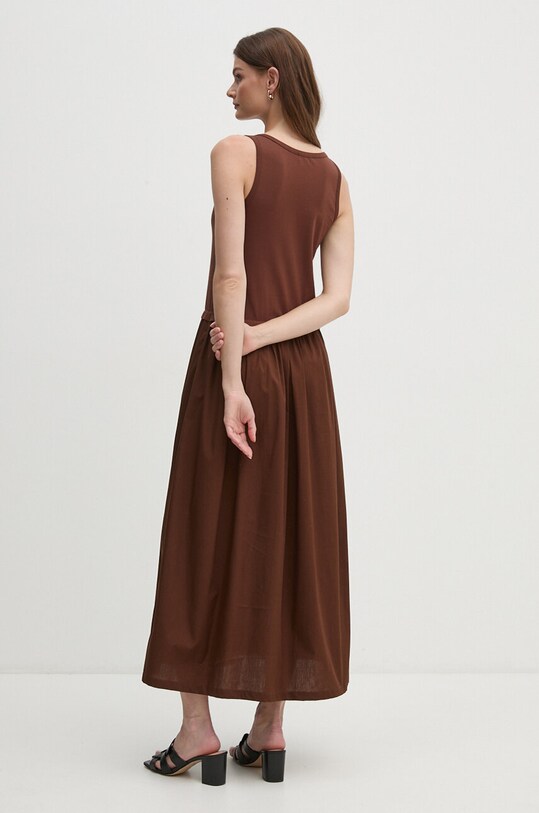 Платье United Colors of Benetton 4VLDDV0AS коричневый AW24