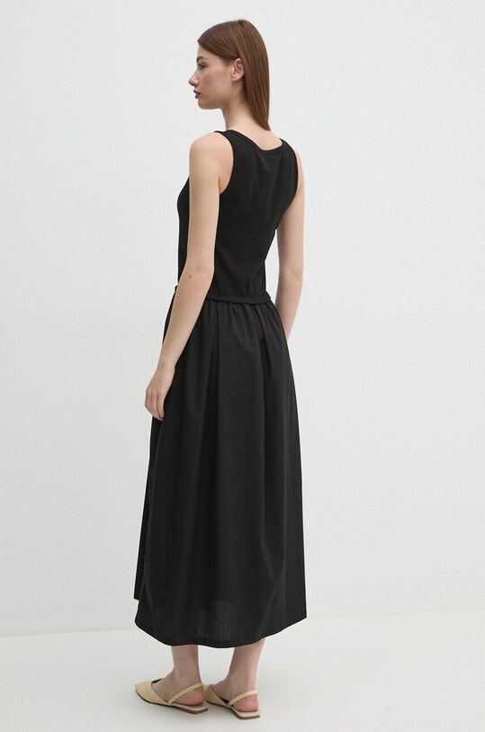United Colors of Benetton sukienka 4VLDDV0AS czarny AW24