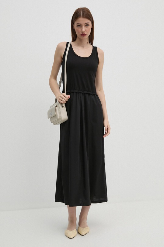 Îmbrăcăminte United Colors of Benetton rochie 4VLDDV0AS negru