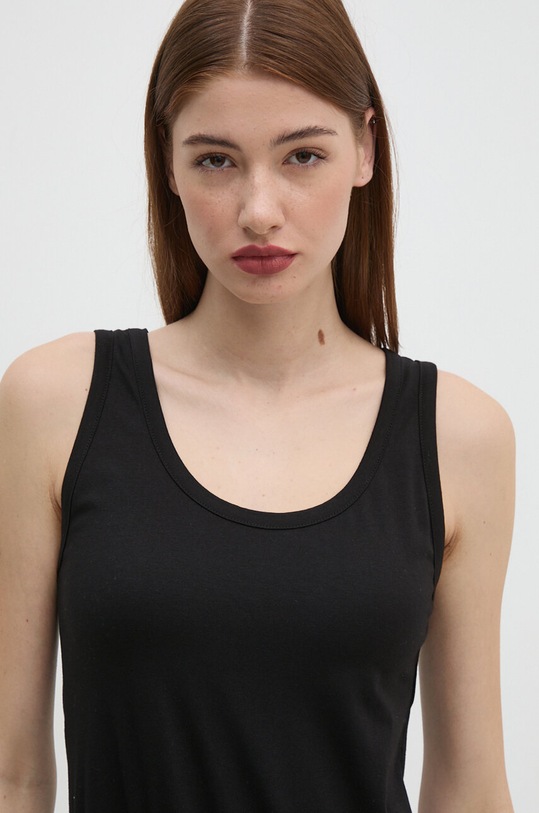 United Colors of Benetton rochie 4VLDDV0AS negru