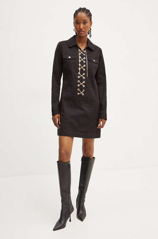 MICHAEL Michael Kors sukienka MT482GV3X6 czarny AW24