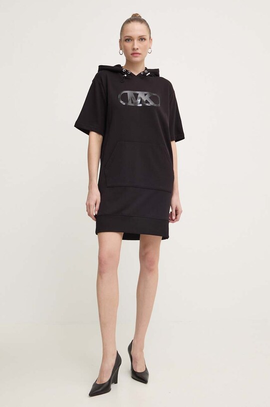 MICHAEL Michael Kors vestito in cotone MT482II4MY nero AW24