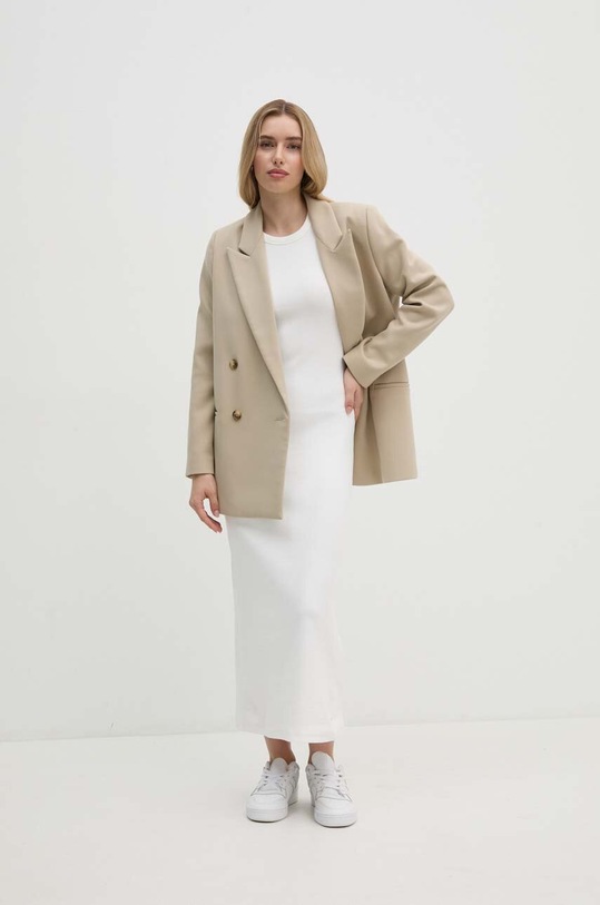 Šaty Tommy Hilfiger WW0WW44459 bílá AW24