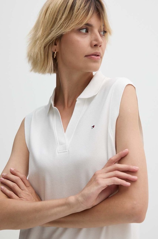 Odzież Tommy Hilfiger sukienka WW0WW44462 biały