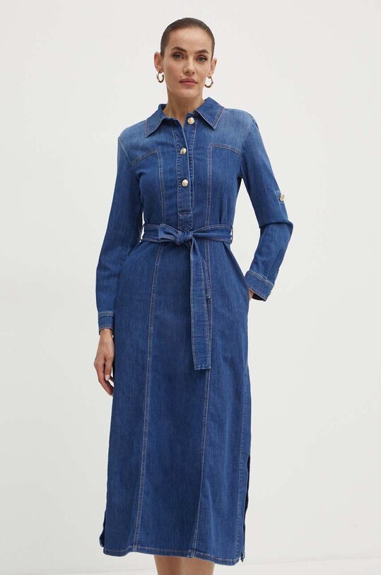 Marella sukienka jeansowa 2423226014200 niebieski AW24