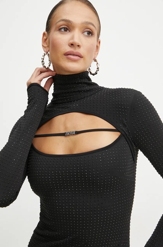 Versace Jeans Couture sukienka 77HAO902.J0124 czarny AW24