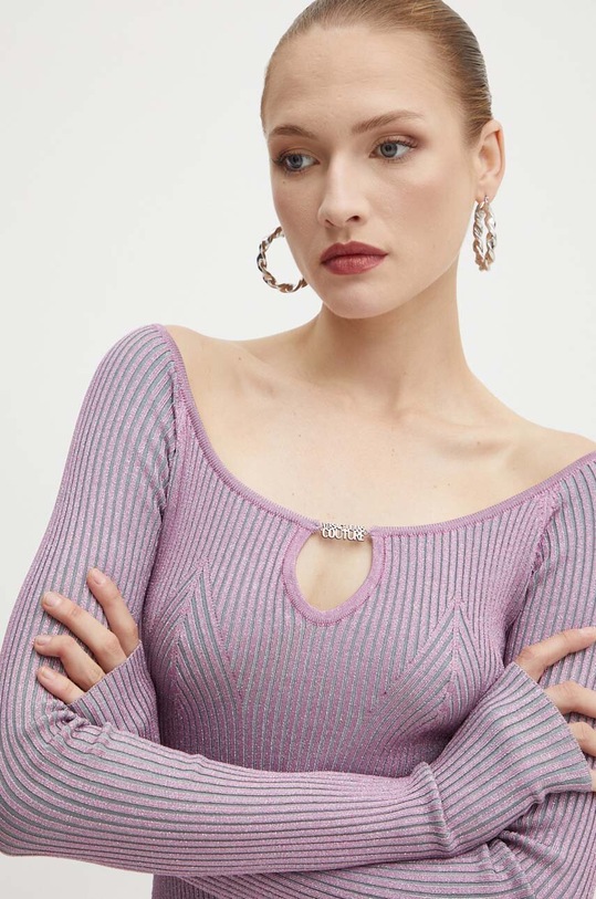 Šaty Versace Jeans Couture ružová 77HAOM23.CM60H