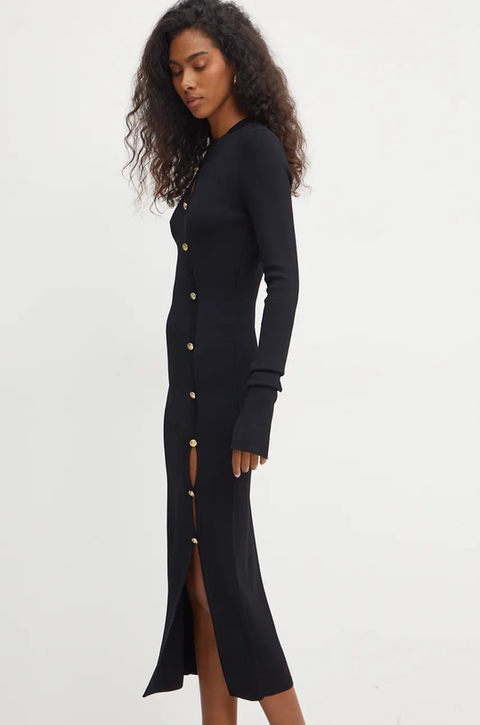 Šaty Versace Jeans Couture 77HAOMB3.CM61H černá AW24