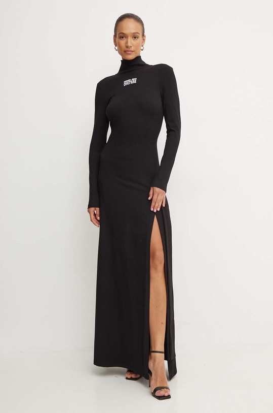 Versace Jeans Couture rochie maxi negru 77HAO976.J0089