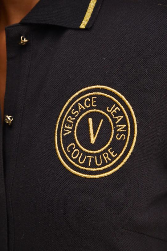 Versace Jeans Couture sukienka bawełniana 77HAOT01.CJ01T czarny