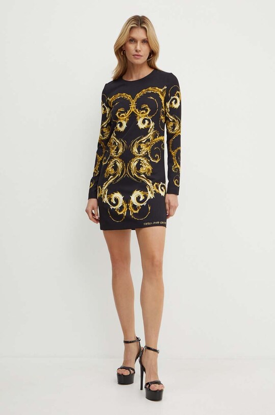 Šaty Versace Jeans Couture 77HAO9P1.NS539 černá AW24