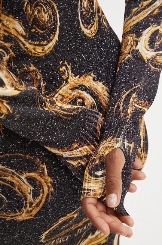 Versace Jeans Couture sukienka 77HAOM31.CMN80 czarny