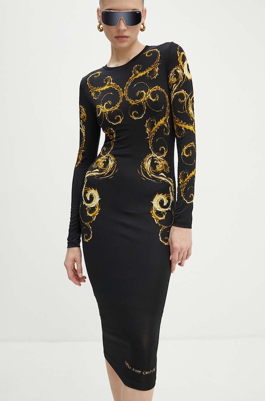 Versace Jeans Couture rochie mini negru 77HAO9P8.JS419