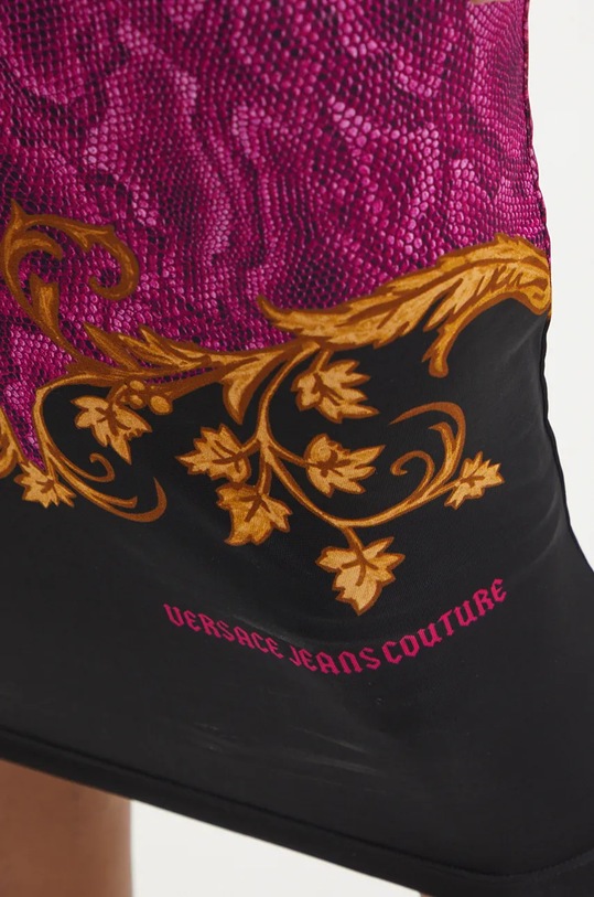 Šaty Versace Jeans Couture 77HAO9P8.JS420 ružová
