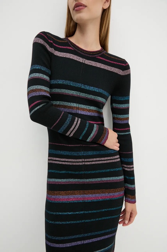 Φόρεμα από μείγμα μαλλιού PS Paul Smith μαύρο W2R.434N.N31243