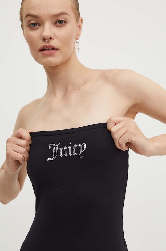 Juicy Couture sukienka BABETTE JERSEY DRESS czarny JCWED24303.101