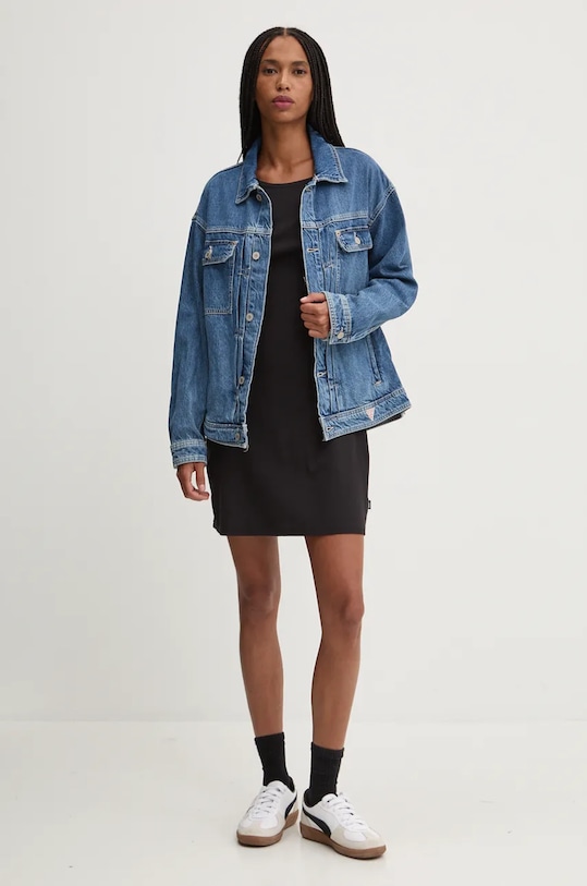 Vans sukienka VN000NDGBLK1 czarny AW24