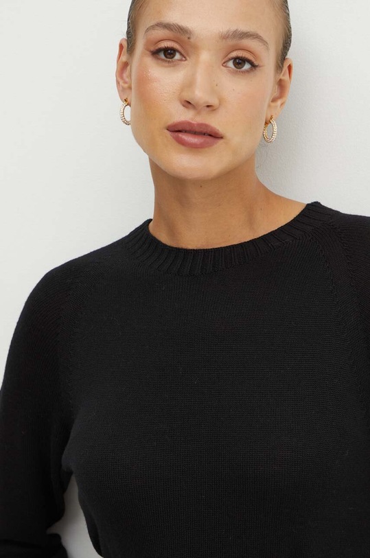 Max Mara Leisure gyapjú ruha fekete 2426326028600