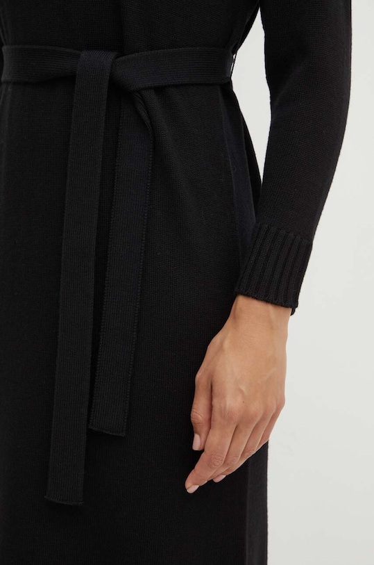 Max Mara Leisure gyapjú ruha 2426326028600 fekete