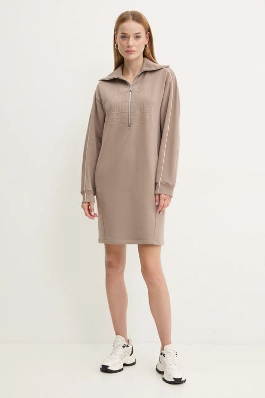 Max Mara Leisure sukienka 2426626048600 beżowy AW24