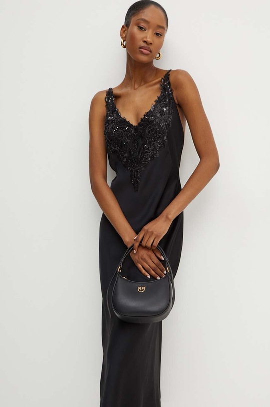 Luisa Spagnoli rochie GESSO 541223 negru AW24