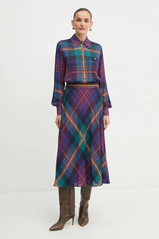 Luisa Spagnoli rochie GALANTERIA fixat violet 541278