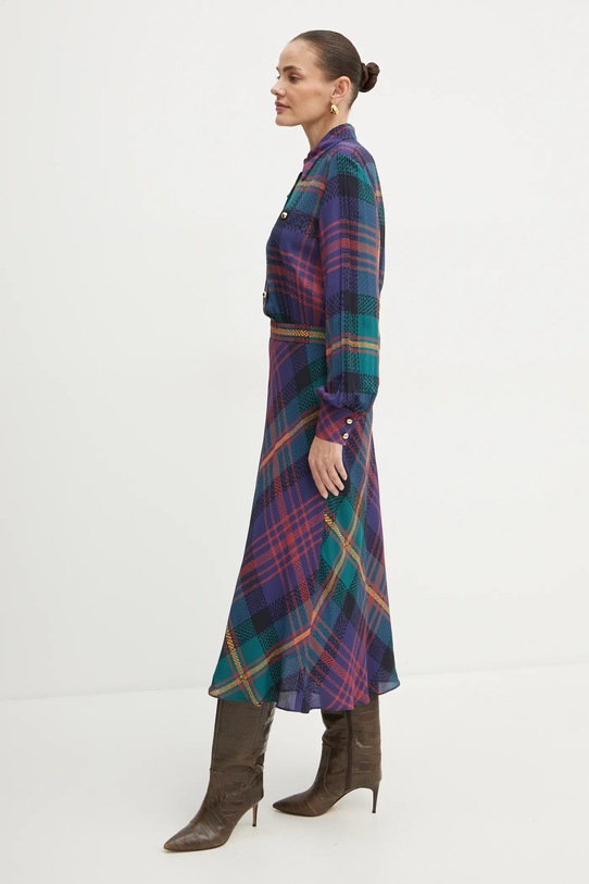 Luisa Spagnoli rochie GALANTERIA 541278 violet AW24