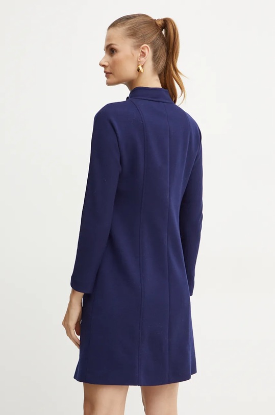 Odzież Luisa Spagnoli sukienka wełniana MARILINA 541495 granatowy