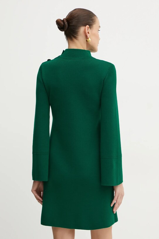 Îmbrăcăminte Luisa Spagnoli rochie din lana MELODIOSA 58421 verde